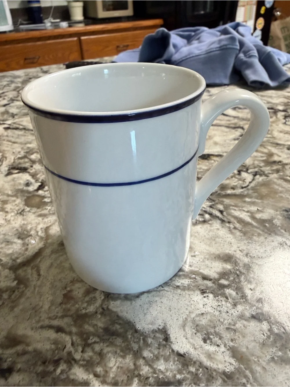 Set of 4 Crate & Barrel Catalina Mugs
